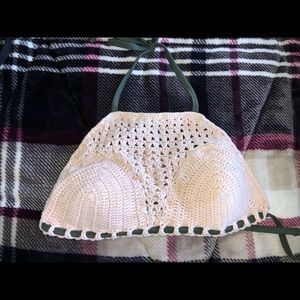 crochet bikini top